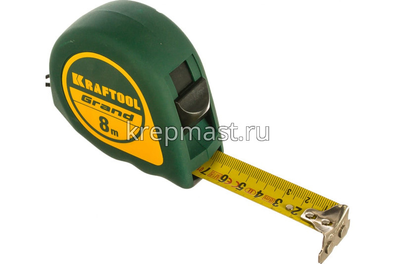 Рулетка 8,0м х 25мм KRAFTOOL GRAND