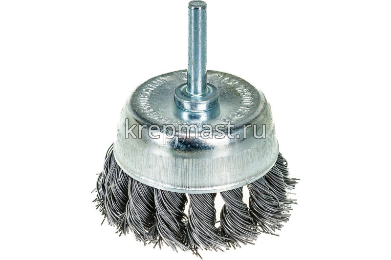 Корщетка- чашка 70мм для ДРЕЛИ FIT/ USP сталь витая