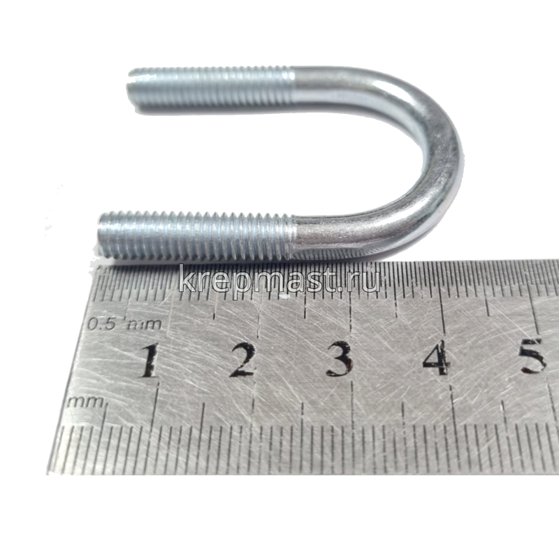 Болт оцинков.U-образный UBZ d= 22мм М6 без гайки