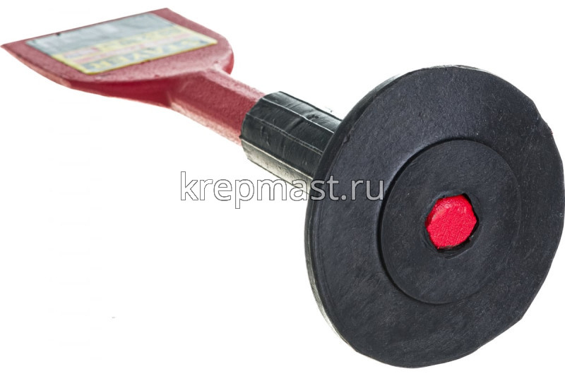 Зубило 230мм с резиновым протектором широкое